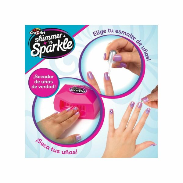 Studio de Manucure Magique avec Séchoir à Ongles - Shimmer 'N Sparkle Cra-Z-Art