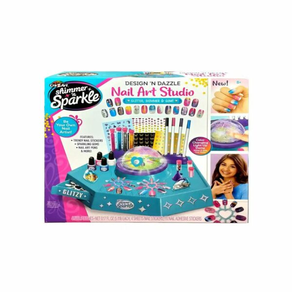 Studio de Manucure Pailleté Dôme Lumineux - Shimmer 'N Sparkle