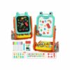 Tableau d'Apprentissage 4-en-1 Ajustable Tableau d'Apprentissage double face Ajustable (Dès 3 ans)