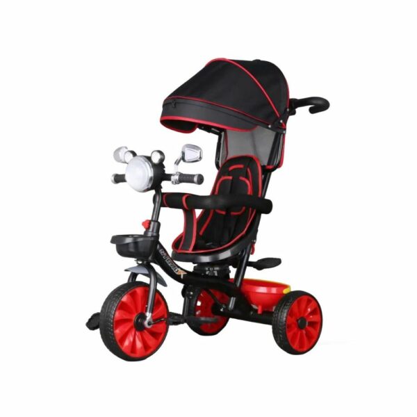 Tricycle Évolutif Bébé Musical & Lumineux avec poignee