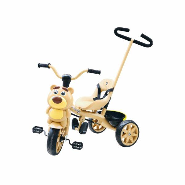 Tricycle Évolutif "Ourson" avec Canne Parentale (1 an à 5 ans)