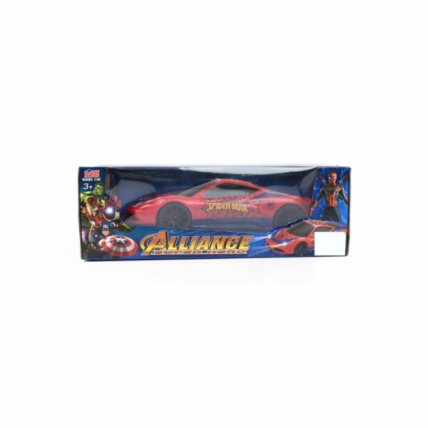 Voiture Télécommandée Spider-Man avec Phares Lumineux