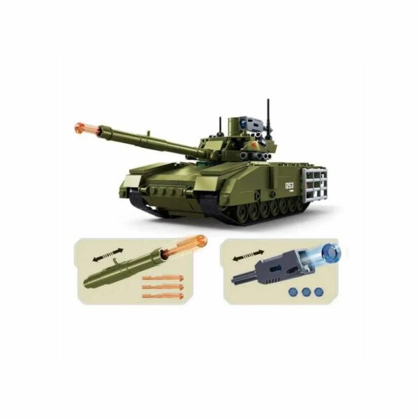 Coffret de construction Militaire Sluban 319 Pièces + 2 Figurines