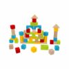 Jeu de construction en bois 50 pièces Éducatives