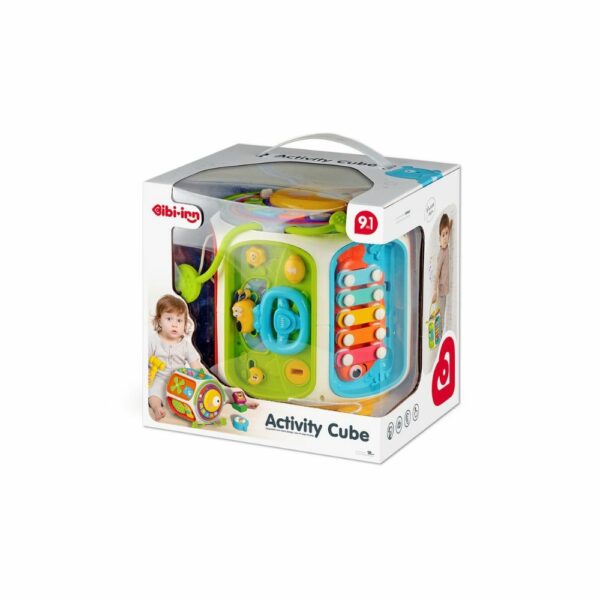 Cube d'Activités Interactif 9-en-1 - Sons, Lumières & Jeux (Dès 18 mois)