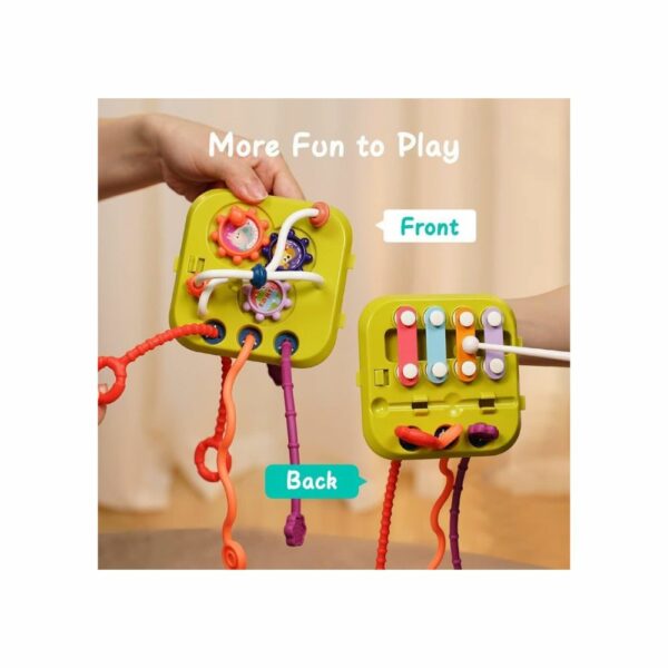 Cube d'Activités Montessori & Sensorielles 7en1