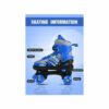 Patins à Roulettes Ajustables Bleu 31-34 ( Livraison offerte )