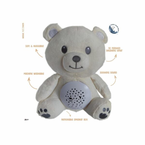 Petit Ours Berceuse - Peluche Projecteur & Bruits Blancs